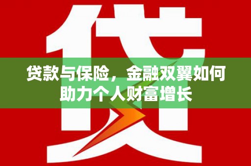 剑川贷款与保险，金融双翼如何助力个人财富增长