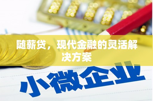剑川随薪贷，现代金融的灵活解决方案