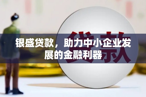 剑川银盛贷款，助力中小企业发展的金融利器