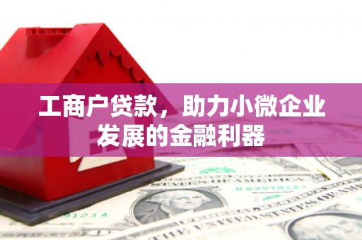 剑川工商户贷款，助力小微企业发展的金融利器