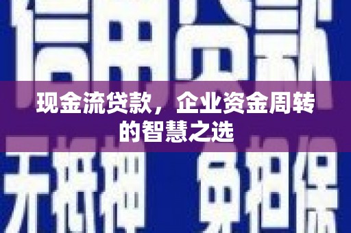 剑川现金流贷款，企业资金周转的智慧之选