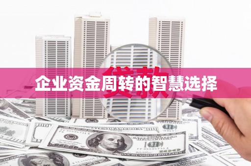 剑川企业资金周转的智慧选择