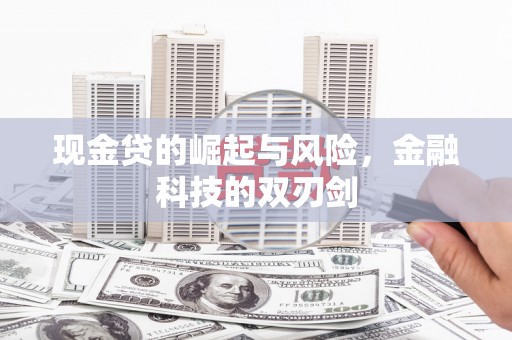剑川现金贷的崛起与风险，金融科技的双刃剑