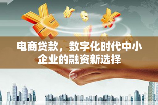 剑川电商贷款，数字化时代中小企业的融资新选择