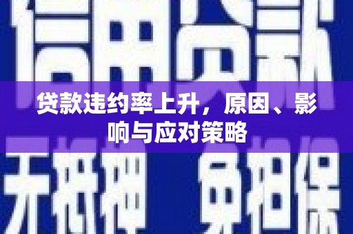剑川贷款违约率上升，原因、影响与应对策略