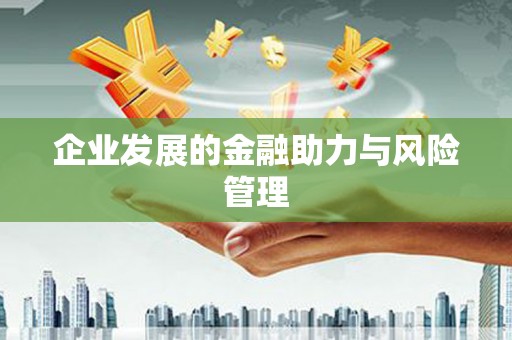 剑川企业发展的金融助力与风险管理