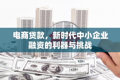 剑川电商贷款，新时代中小企业融资的利器与挑战