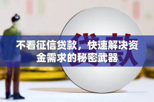 剑川不看征信贷款，快速解决资金需求的秘密武器