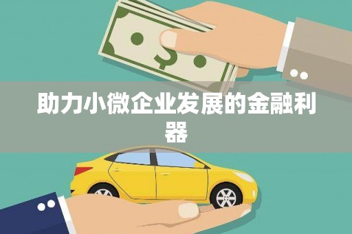 剑川助力小微企业发展的金融利器