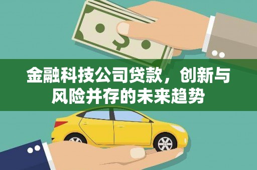剑川金融科技公司贷款，创新与风险并存的未来趋势