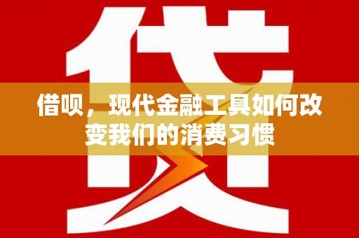 剑川借呗，现代金融工具如何改变我们的消费习惯