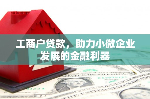 剑川工商户贷款，助力小微企业发展的金融利器
