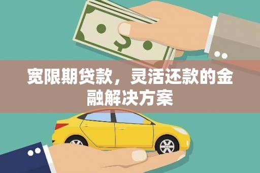 剑川宽限期贷款，灵活还款的金融解决方案