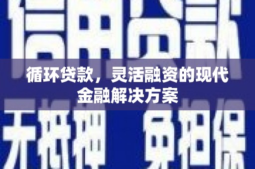 剑川循环贷款，灵活融资的现代金融解决方案