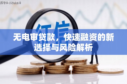 剑川无电审贷款，快速融资的新选择与风险解析