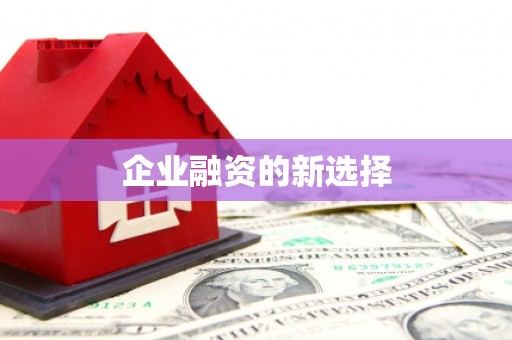 剑川企业融资的新选择