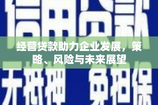 剑川经营贷款助力企业发展，策略、风险与未来展望