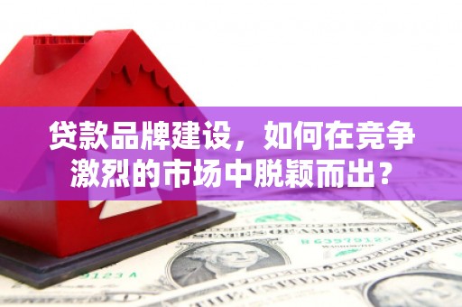 剑川贷款品牌建设，如何在竞争激烈的市场中脱颖而出？