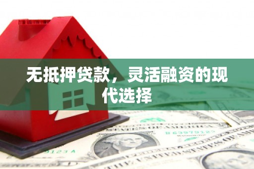 剑川无抵押贷款，灵活融资的现代选择