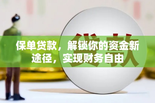 剑川保单贷款，解锁你的资金新途径，实现财务自由