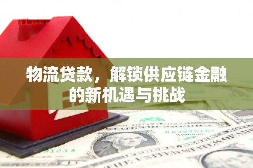 剑川物流贷款，解锁供应链金融的新机遇与挑战