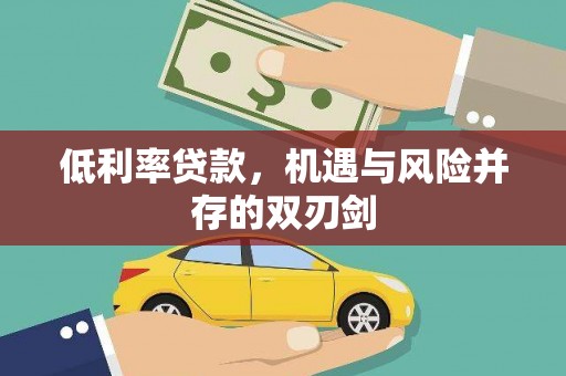 剑川低利率贷款，机遇与风险并存的双刃剑