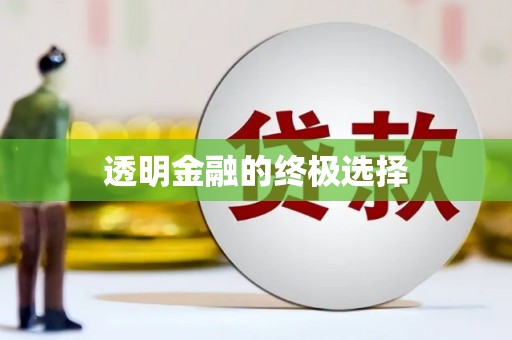 剑川透明金融的终极选择